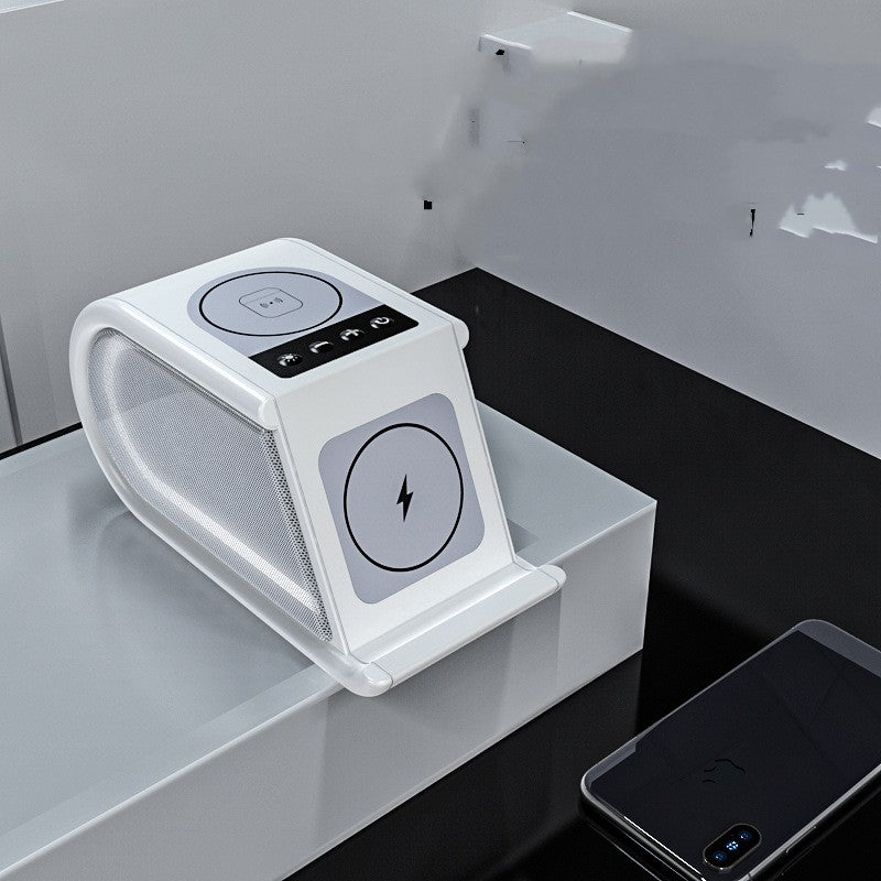 Caricatore Wireless 3-in-1 con Speaker Bluetooth - Stazione di Ricarica Multifunzione per iPhone e Android